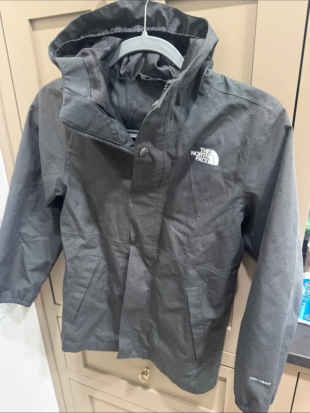 The North Face Kids charcoal Hooded Jacket